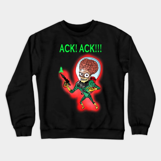 Ack Crewneck Sweatshirt by CathyGraphics